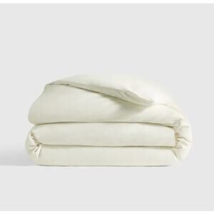 NEW Quince Classic Organic Percale Duvet Cover ONLY  IVORY  King California King